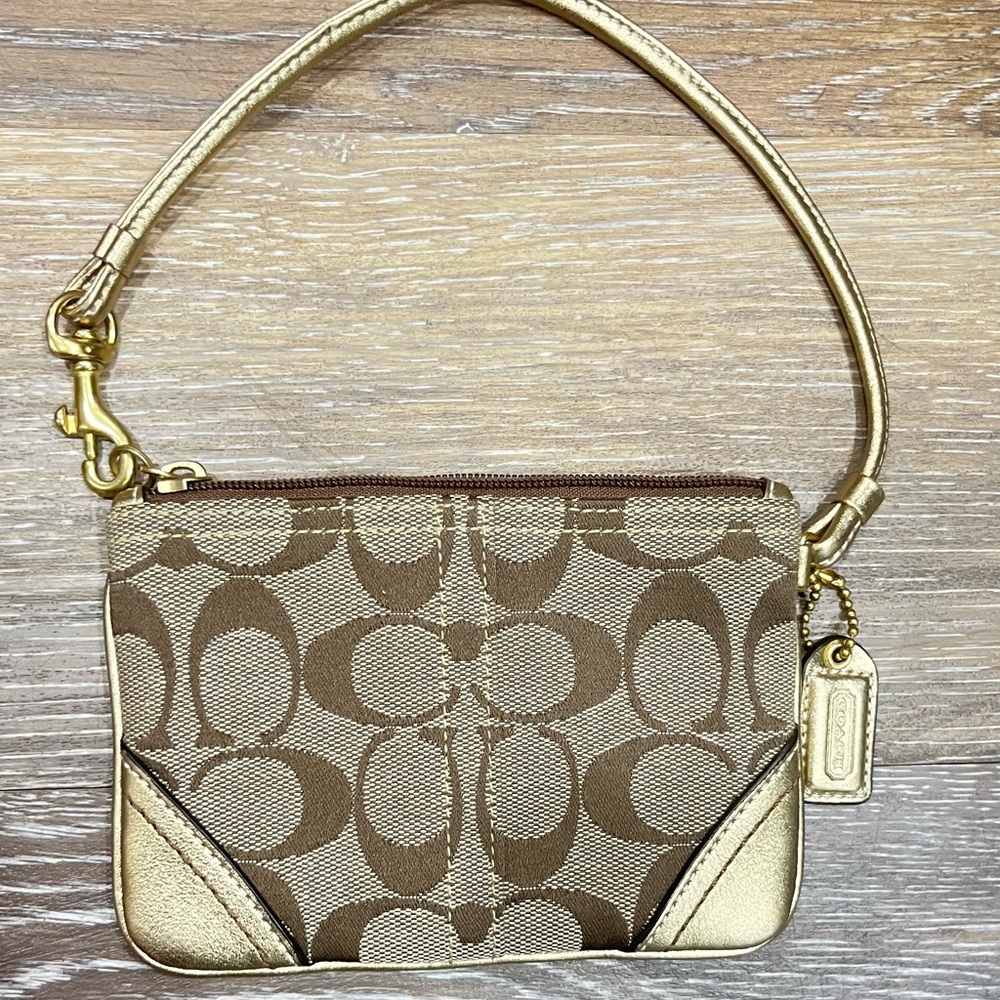 Coach wristlet bag